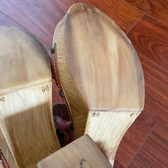 Designer Sbicca Vintage Collection Gwendolyn’s Retro Platform Strappy Size 39 - Picture 6 of 6